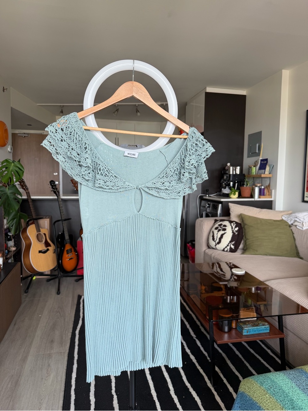 Vintage Moschino Crochet Dress